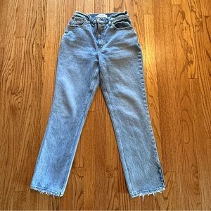 Women’s Abercrombie Ultra High Rise 90’s Straight Leg Jeans Curve Love